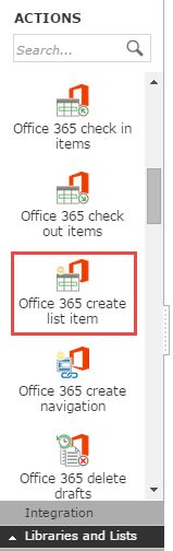 create list item